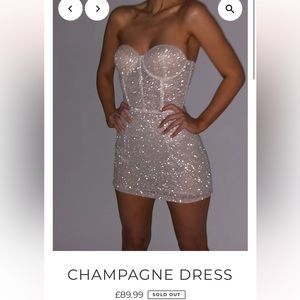 Seraphina Collection Champagne Dress